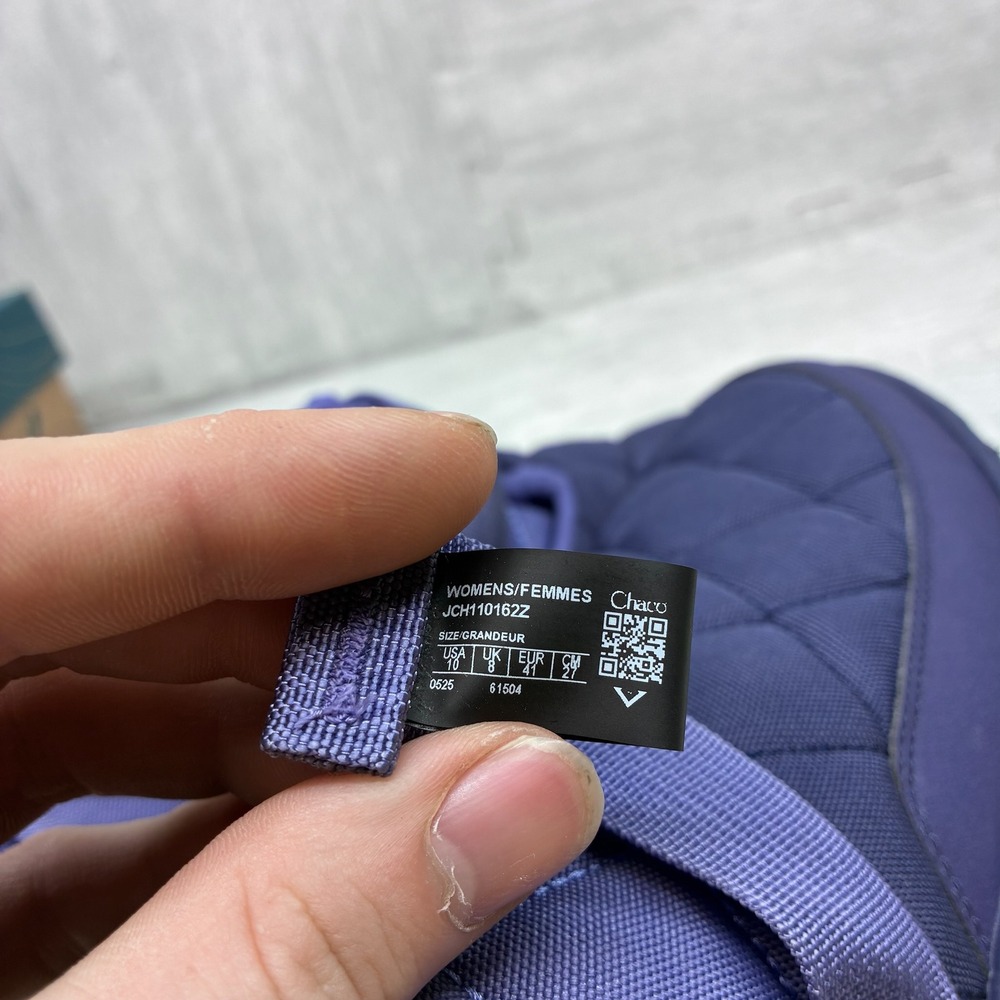 Chaco Ramble Rugged Shoes Women's 10 Cosmos Purple Quilted‎ Fleece JCH110162Z - Picture 8 of 8